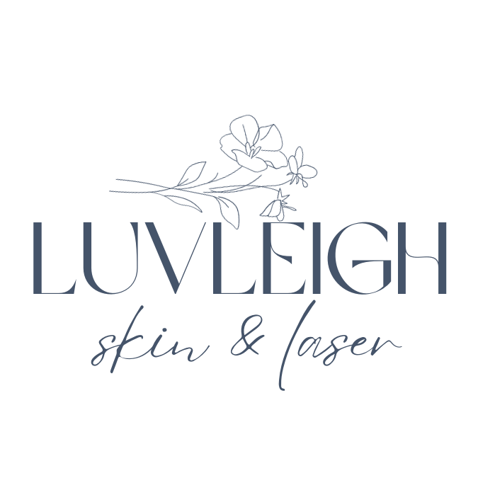 LuvLeigh Medspa in Arizona logo in Blue
